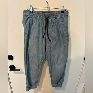J Crew linen joggers